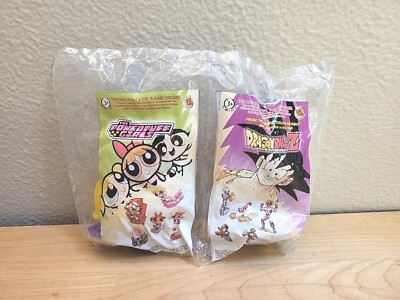 Dragon Ball Z Powerpuff Girls Burger King Kids Happy Toy Cartoon Network  SEALED