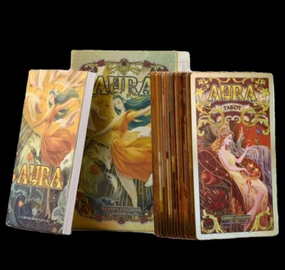 Aura Tarot 78 standard tarot card deck full set with Cloth and Bag