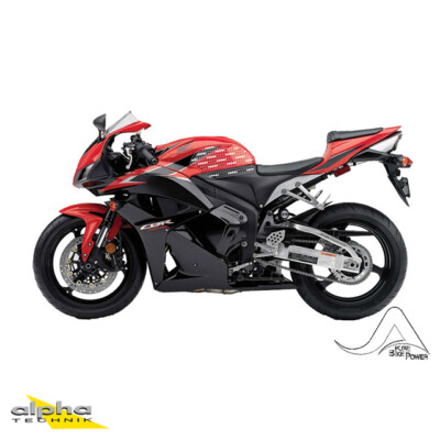 Stompgrip schwarz, Honda CBR600RR, 2007-12 CBR600RR PC40