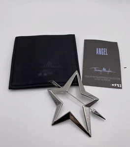Thierry Mugler Vintage Angel Star Pin Brooch Signed Numbered Certificate Pouch