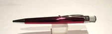 TERZETTI "MALIBU" RED Metal Large Heavy Ballpoint Pen-Velvet Pouch
