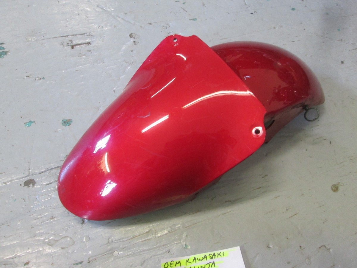 OEM KAWASAKI 1998 - 1999 ZX-6R NINJA Front fender 35004-1637 RED