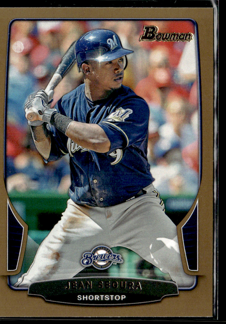 2013 Bowman Gold #183 Jean Segura Brewers