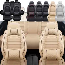 For Toyota Corolla Car Seat Covers 5 Seat Full Set Leather Front Rear Cushion