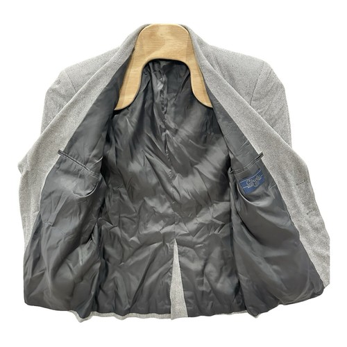 Blazer cowboy vintage CIRCLE S WESTERN cappotto sportivo 44R grigio giacca microstrighe - Foto 4 di 9