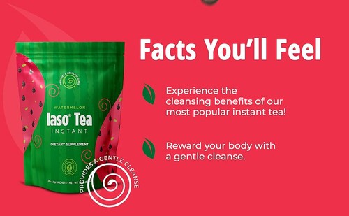 Té limpiador refrescante con sabor Iaso Instantáneo (Sandía) 25 sobres - Imagen 5 de 11