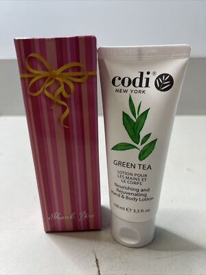 Codi Green Tea Hand & Body Lotion 100 ml/3.3 fl oz Nourishing Rejuvenating NEW