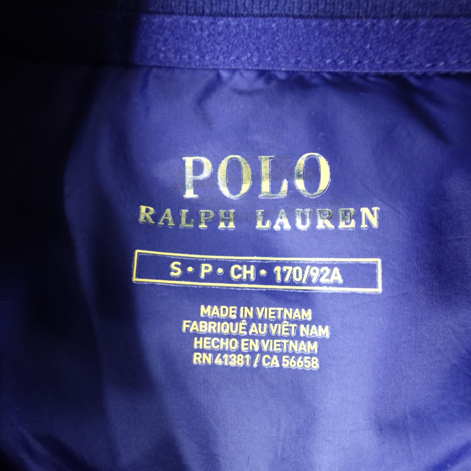 Polo Ralph Lauren Giacca Uomo Small Navy US Open Tennis Performance Big Pony New York