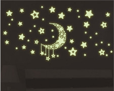 Multi-Glow-In-The-Dark-Star-Wall-Sticker-Kid-Bedroom-Nursery-Room-Decor