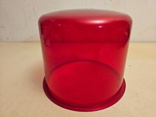 Nos Vintage Ls 345 Emergency Red Beacon Light Lens..police..emergency Fire