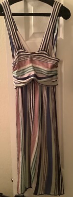open lace back dress Emmanuelle Khanh for Missoni Vintage Multicolor Chevron Knit Mini Dres –  Amarcord Vintage Fashion