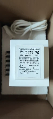 ABN Power supply unit, ABN Transformator, DIM, CV, 11,5V AC,300 W, IP20, constan