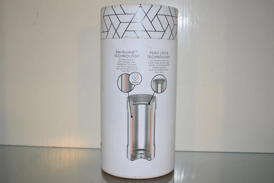 Enfriador de latas delgado BruMate Hopsulator 12 oz HS12GRG oro rosa nuevo en caja Foto 2 de 4