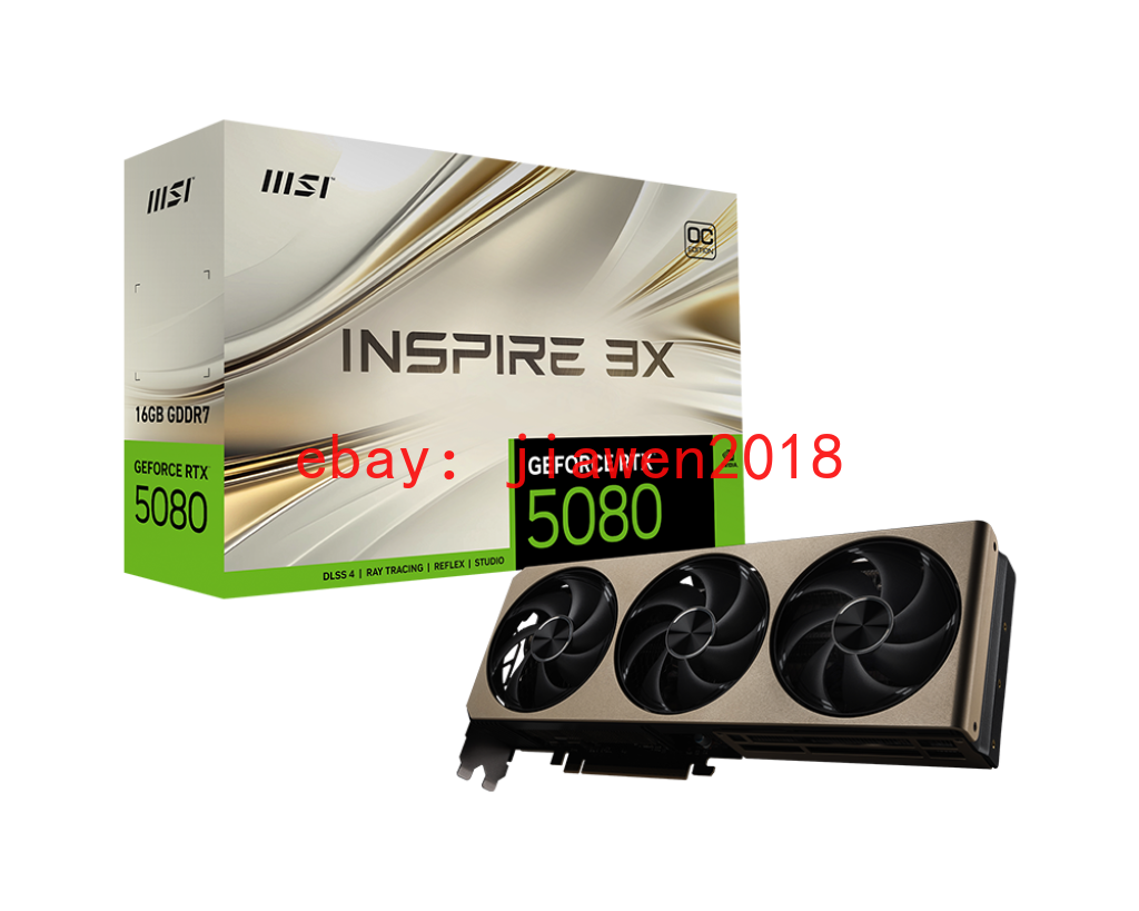 MSI NVIDIA GeForce RTX 5080 16G INSPIRE 3X OC GDDR7 Graphics card