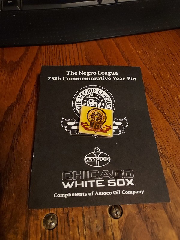 American League Chicago White Sox Pin Negro League 75th Commemorative Year Pin