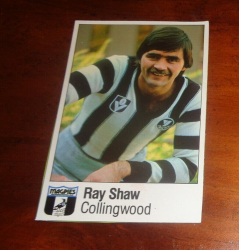 1982 VFL Footy Favourites Card TONY SHAW Collingwood