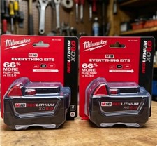 2 PCS 18V Milwaukee 48-11-1860 6.0 AH Batteries M18 XC18 48-11-1860 New In Pack