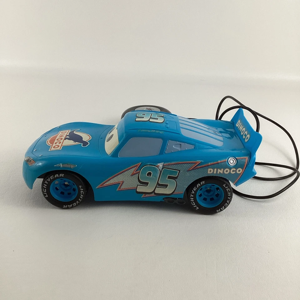 Disney Pixar Cars Tyco RC My First Remote Control Dinoco Lightning McQueen Toy - Image 4 of 4