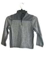 Boys Champion Gray Quarter Zip Pull Over Sz Small 6-7