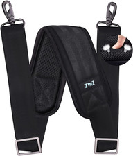 79 Inch Shoulder Strap, Extra-Thick Fixed Cushion Pad and Dual Clasps Universal