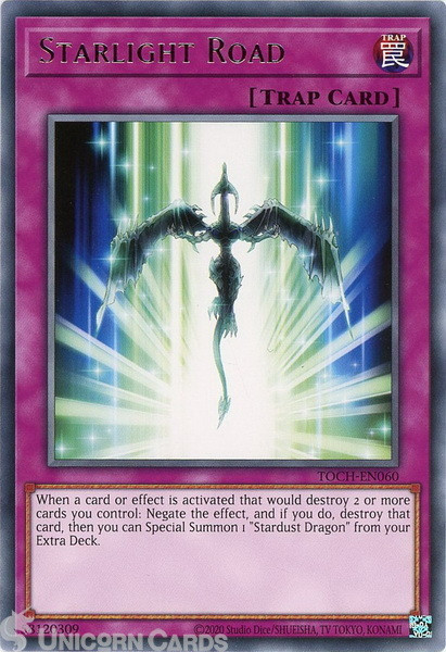 TOCH-EN060 Starlight Road Rare UNL Edition Mint YuGiOh Card