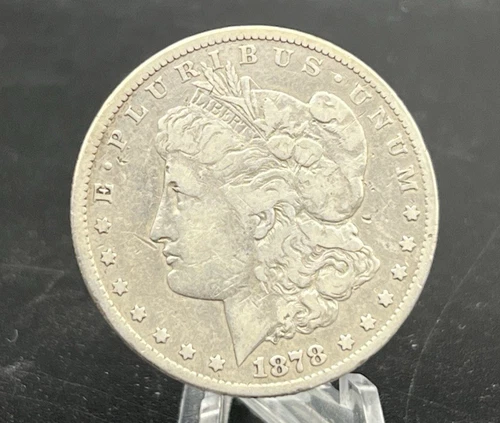 1878-CC Morgan Silver Dollar Carson City F Condition