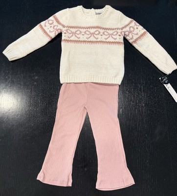 Nicole Miller sweater and leggings set, size 2, with tags.