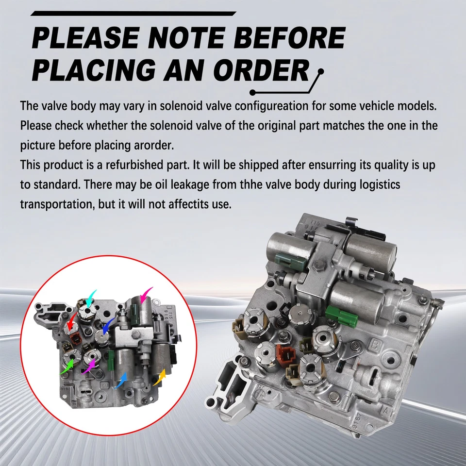 Cuerpo de válvula solenoide de transmisión para AW55-50SN 2008 Volvo C30 2006 Volvo S40 Foto 4 de 4