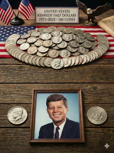 JFK, Kennedy Lot of 100 Half Dollar Coins πΊπΈπΊπΈ Blowout Sale πΊπΈπΊπΈ