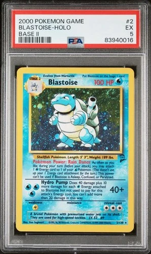 Blastoise - Holo #2 PSA 5