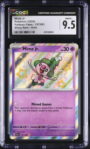 Mime Jr. graded CGC 9.5 for sale on eBay
