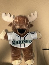 Seattle Mariners Plush Moose Mascot MLB Baseball 15  Stuffed Toy Jersey  Shorts