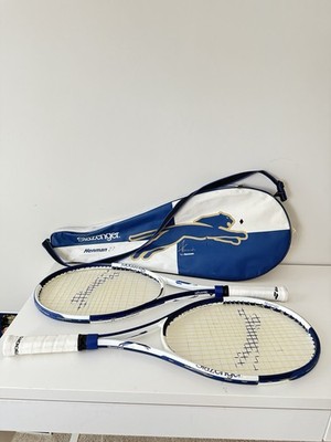 Slazenger Tennis Racquet No 3  Grip  4 3/8'' Tim Henman 7 Edition set of 2 W/ Bag