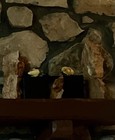 Native North American Paleo Idol Stone Statues. Set of 2. Cut Bacon Flint.11.3lb — photo 4