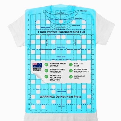 Clpa T-Shirt Ruler Guide Full Shirt Placement Shirt Alignment Tool For Heat