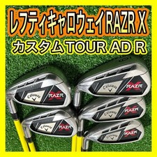 Lefty Callaway RAZR X Irons 6-9,Pw 5Clubs /TOUR AD AD-55/Flex:Regular