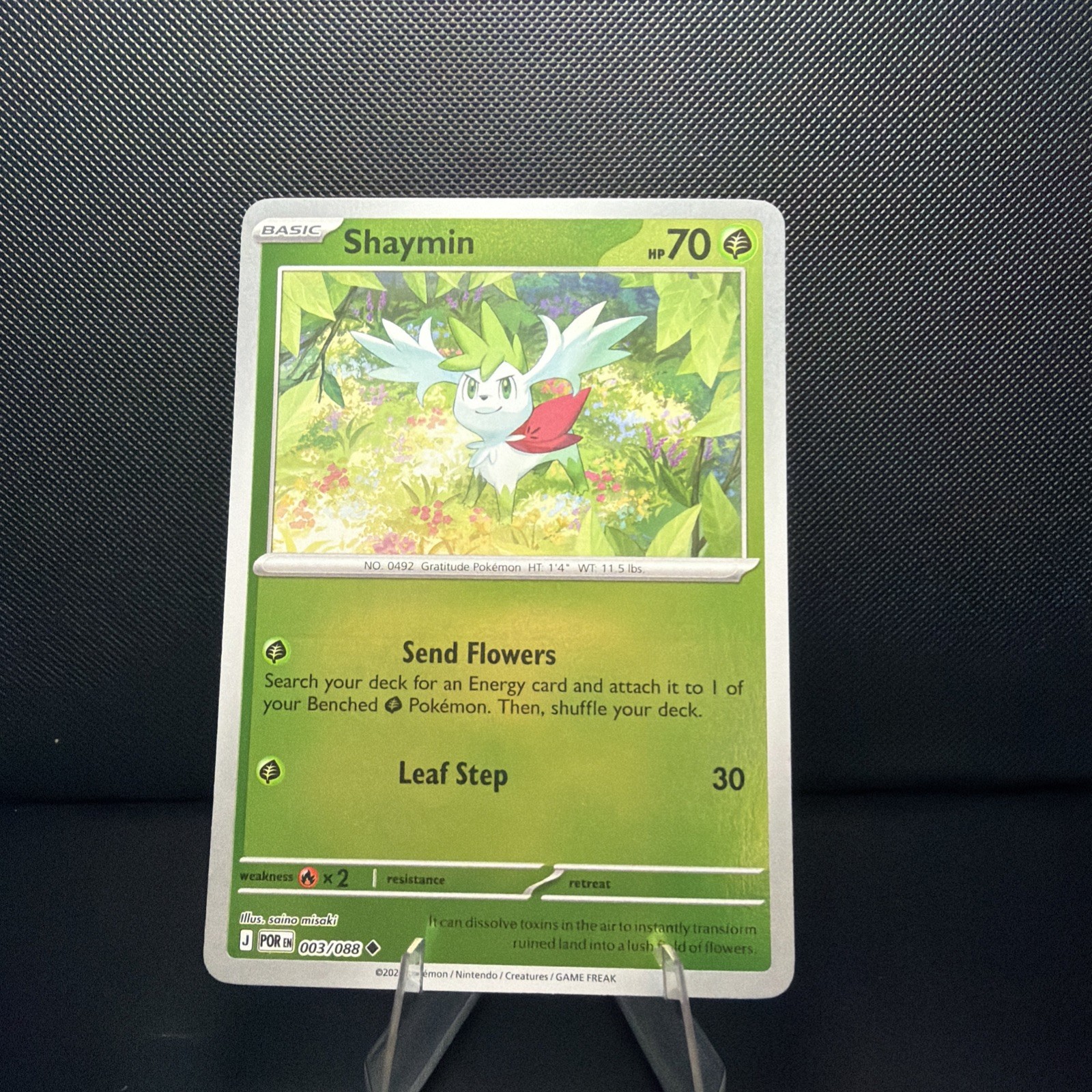 Shaymin 003/088 - Reverse Holo - Pokémon TCG: Perfect Order - English NM