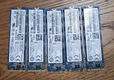 Lot Of 5 SanDisk M.2 128GB SATA solid-state d...