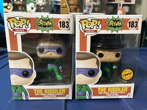 Funko Pop Dc Heroes Batman Classic Tv Series The Riddler Bundle See Pics
