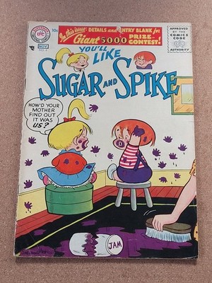Sugar and Spike 4 1956 DC Comics Sheldon Mayer Kids, Cartoon Stories Vintage
