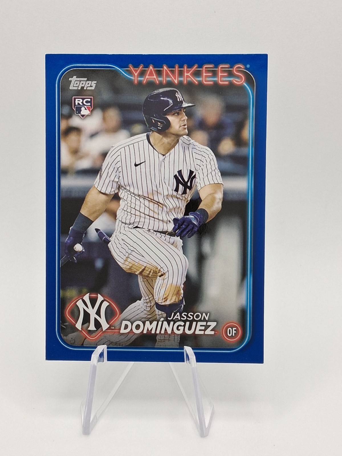 2024 Topps Series 1 #60 Jasson Dominguez Royal Blue