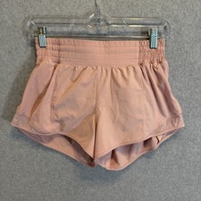 Lululemon Hotty Hot Shorts Size 6 Lined 2.5" Pink Running Gym Golf