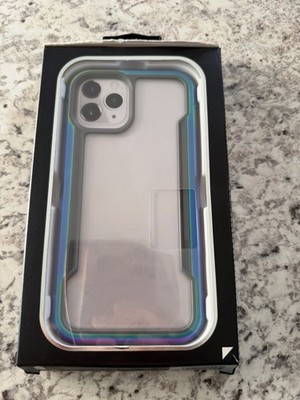 Raptic Clear Transparent Back Case for Apple iPhone 11 Pro w/ Blue/Green/Purple