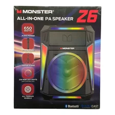 Monster Z6 All-in-One PA Bluetooth 650W Speaker System with Tripod Stand