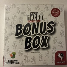 Micro Macro Crime City: Bonus Box Expansion - Juegos Pegasus Brand New