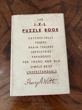 1938 IXL Puzzle Book Witte
