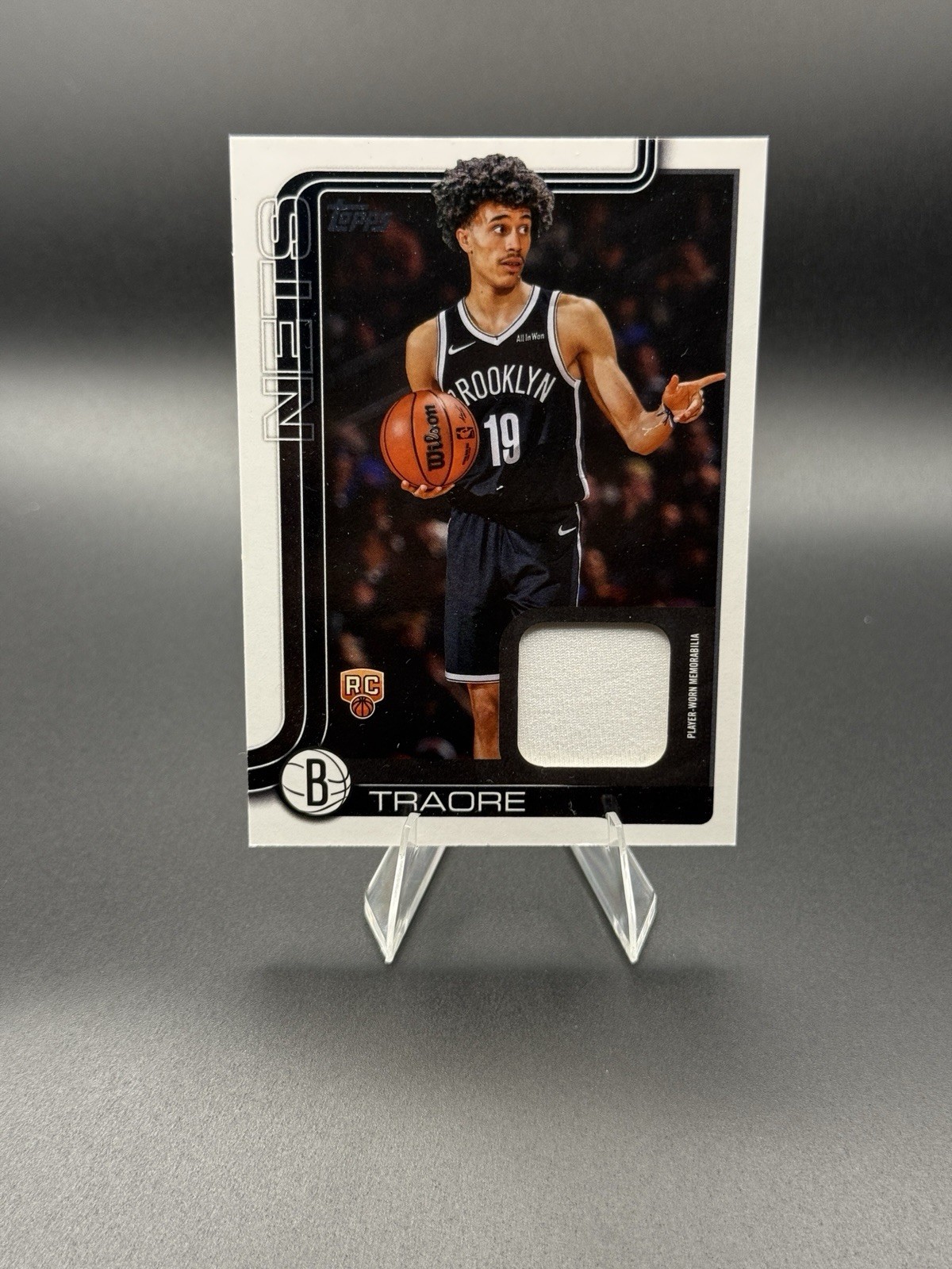 2025-26 Topps #FRO-NT Nolan Traore Flagship Real One Relics