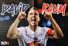 Poster David Raum RB Leipzig / Declan Rice Arsenal London Plakat Fußball Fan