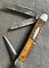 OLD ANTIQUE VINTAGE CASE TESTED XX 6318 STOCKMAN KNIFE AS FOUND