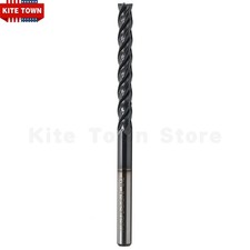 4 Flute 3/8"x3"x6" Variable Helix M42 Cobalt HSS Long End Mill - AlTiN Coated